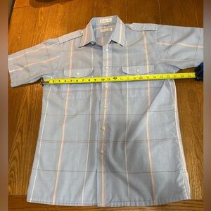 Vintage 80s Christian Dior button down short sleeve multicolor men’s medium